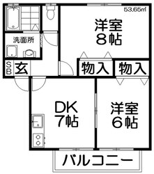 ローズハイムの物件間取画像